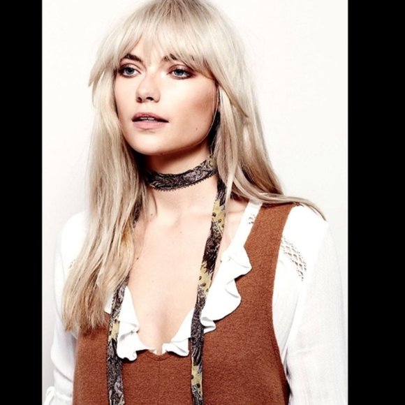 Free People brown boiled wool Oversized Dress M - Picture 3 of 4